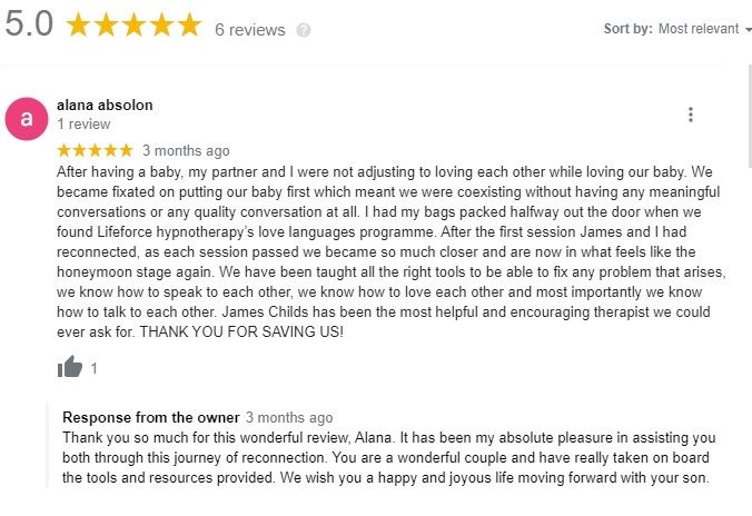Review from a very happy Program Client